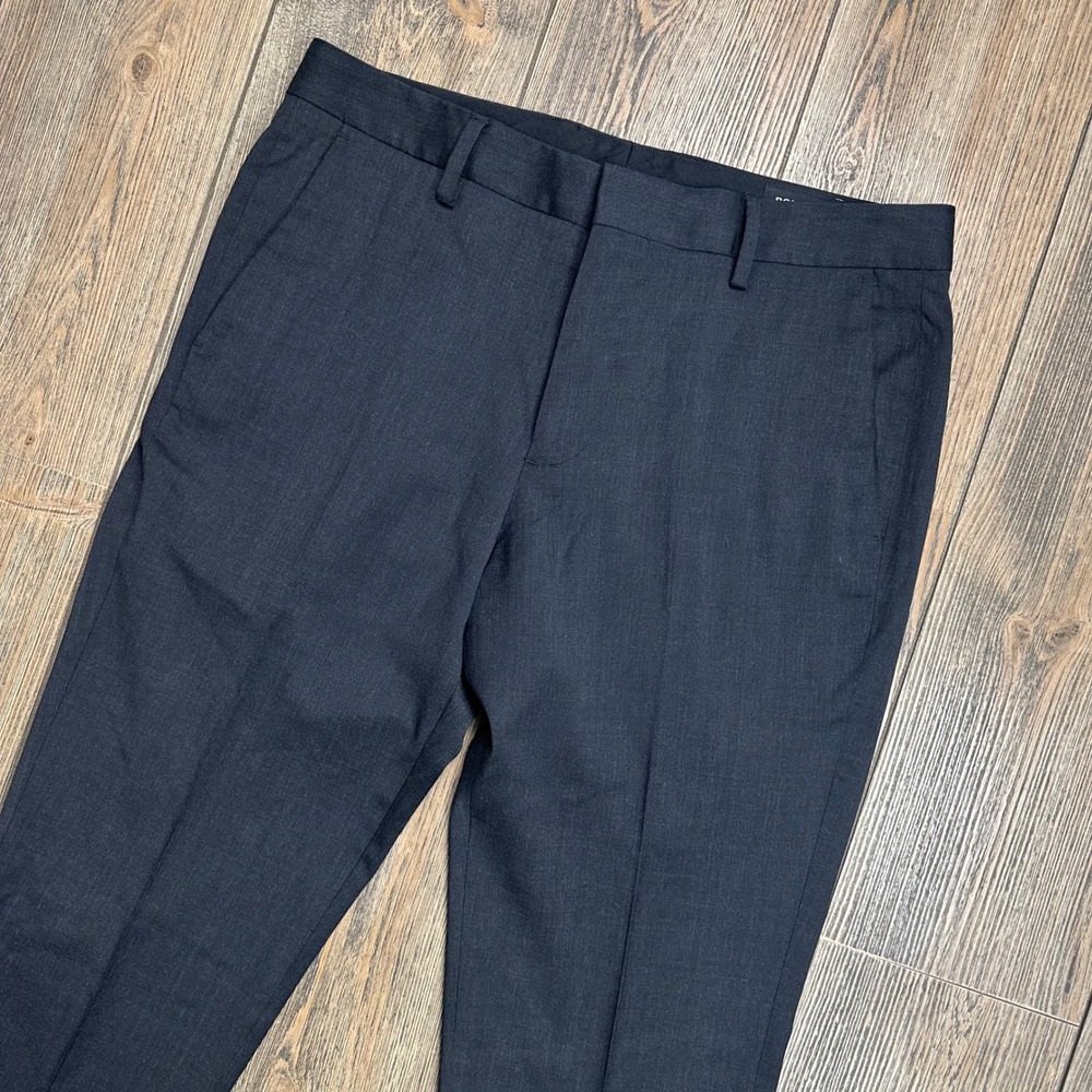 Bonobos Jetsetter Wool Dress Pant Slim Taper Fit Men Size 33x37 Unhemmed NWOT
